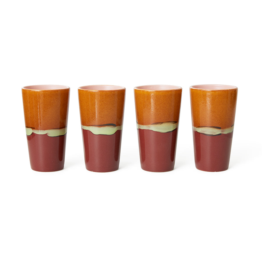 HKLiving 70's Latte Mok - Clay