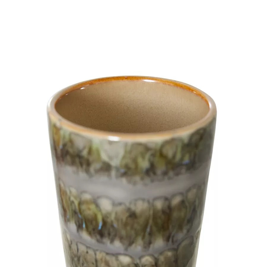 HKLiving 70's Latte Mok - Fern