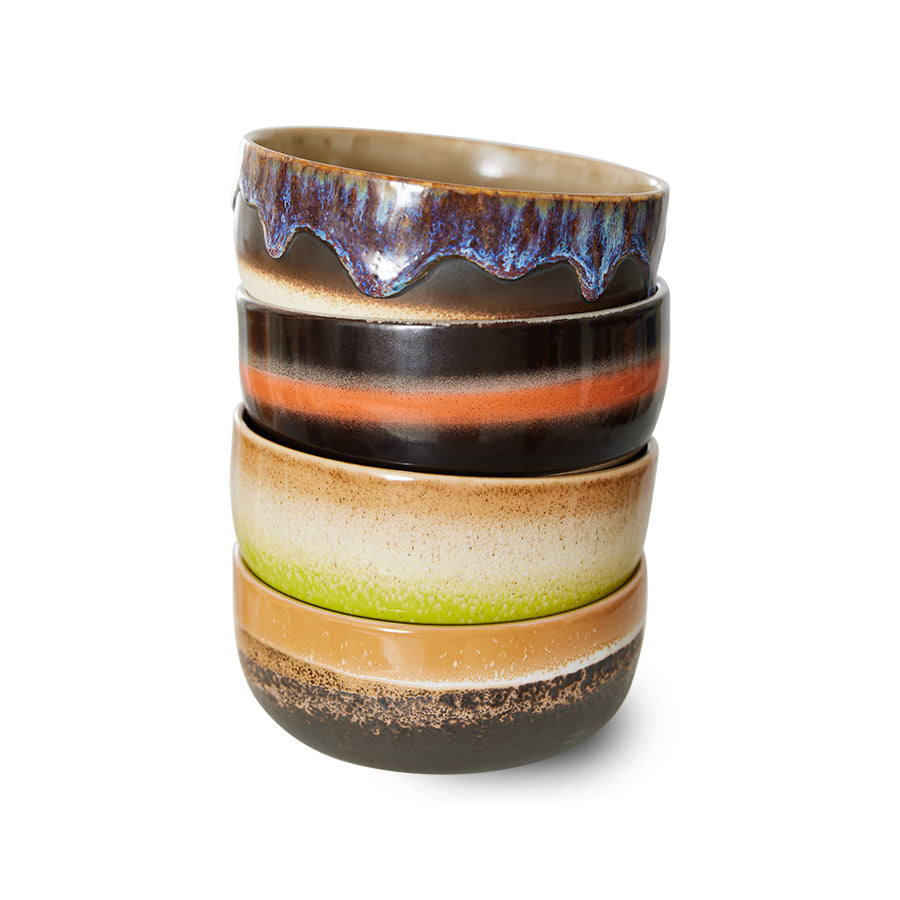 HKLiving 70's Dessert Bowl Humus - Lava