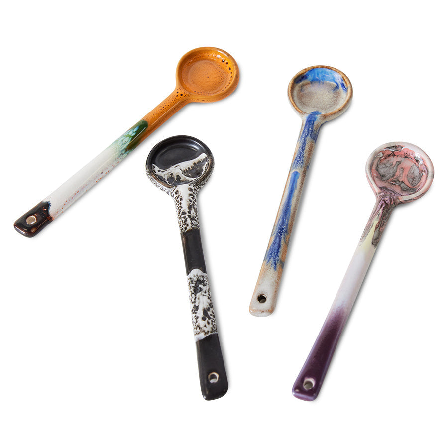 HKLiving 70's Lepels M - 4 stuks - Force