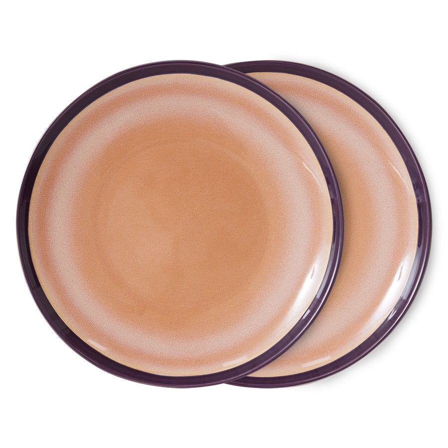 HKLiving 70's Dinerbord - Bedrock