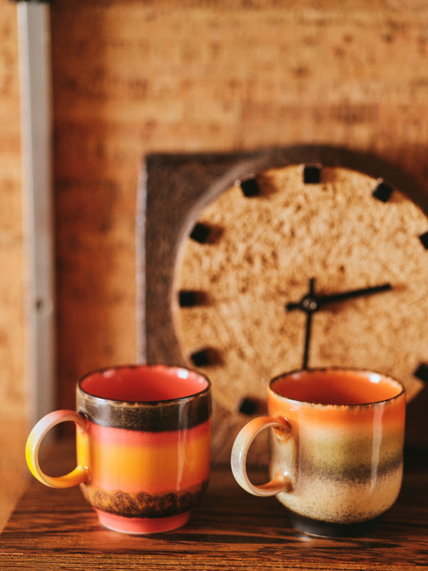HKLiving 70's Koffiemok met Oor - Robusta