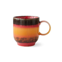 HKLiving 70's Koffiemok met Oor - Excelsa