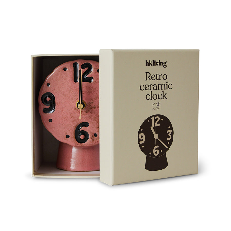 HKLiving 70's Klok - Pink