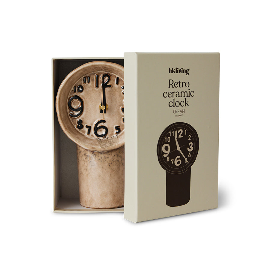 HKLiving 70's Klok - Cream