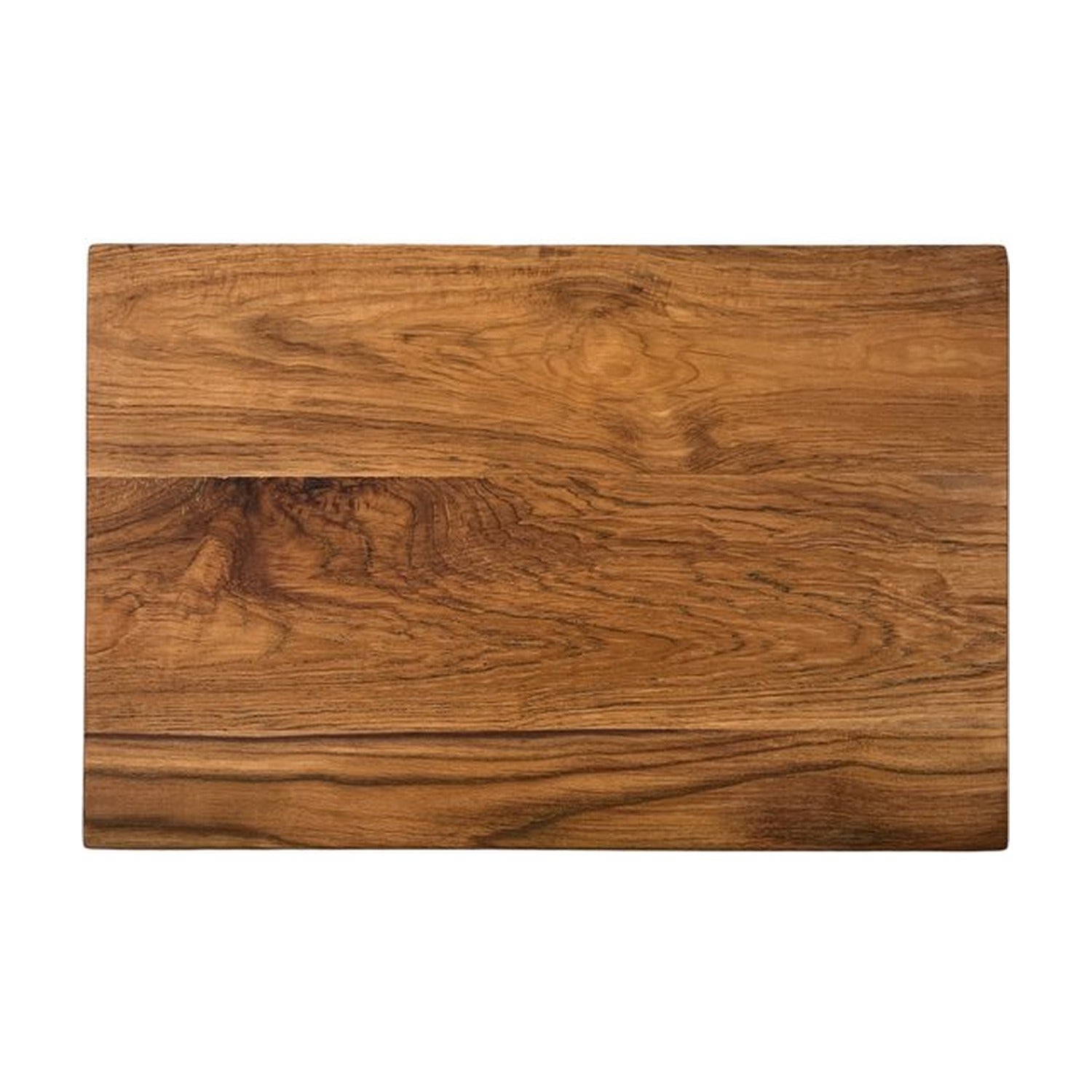 Basic Culinair Snijplank Teakhout - 45 x 30 x 2 cm op witte achtergrond