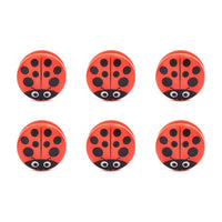 Kikkerland Bagclips Lieveheersbeestje - 6 stuks
