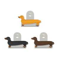 Kikkerland Bagclips Teckel - 3 stuks