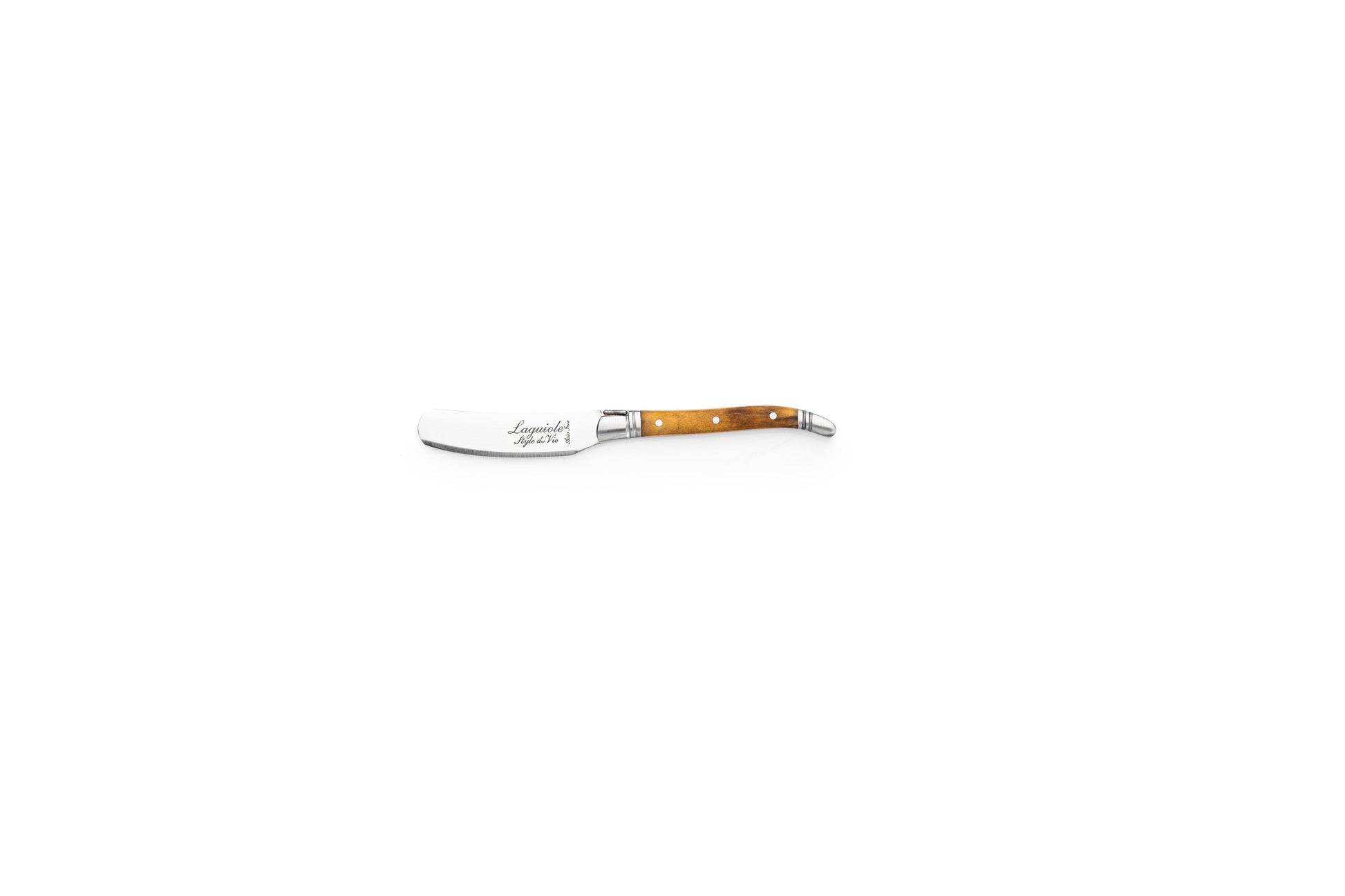 Laguiole Style de Vie Luxury Line Botermessen 4-delig - Olijfhout