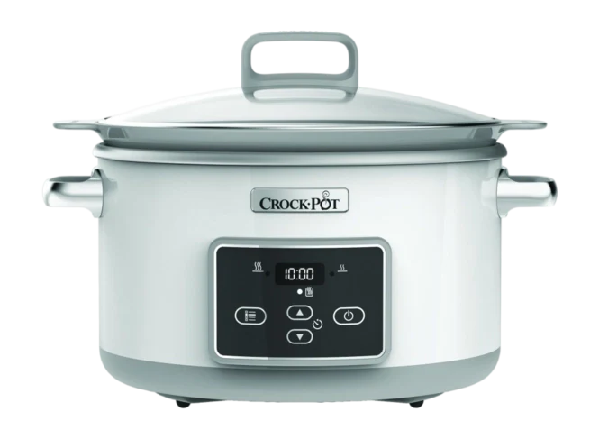 Crockpot Slow Cooker Ceramic met Timer - 5 liter