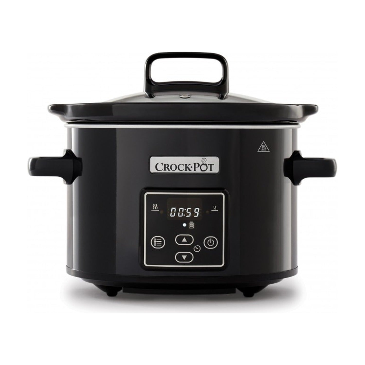 Crockpot Slow Cooker met Timer - 2,4 liter op witte achtergrond