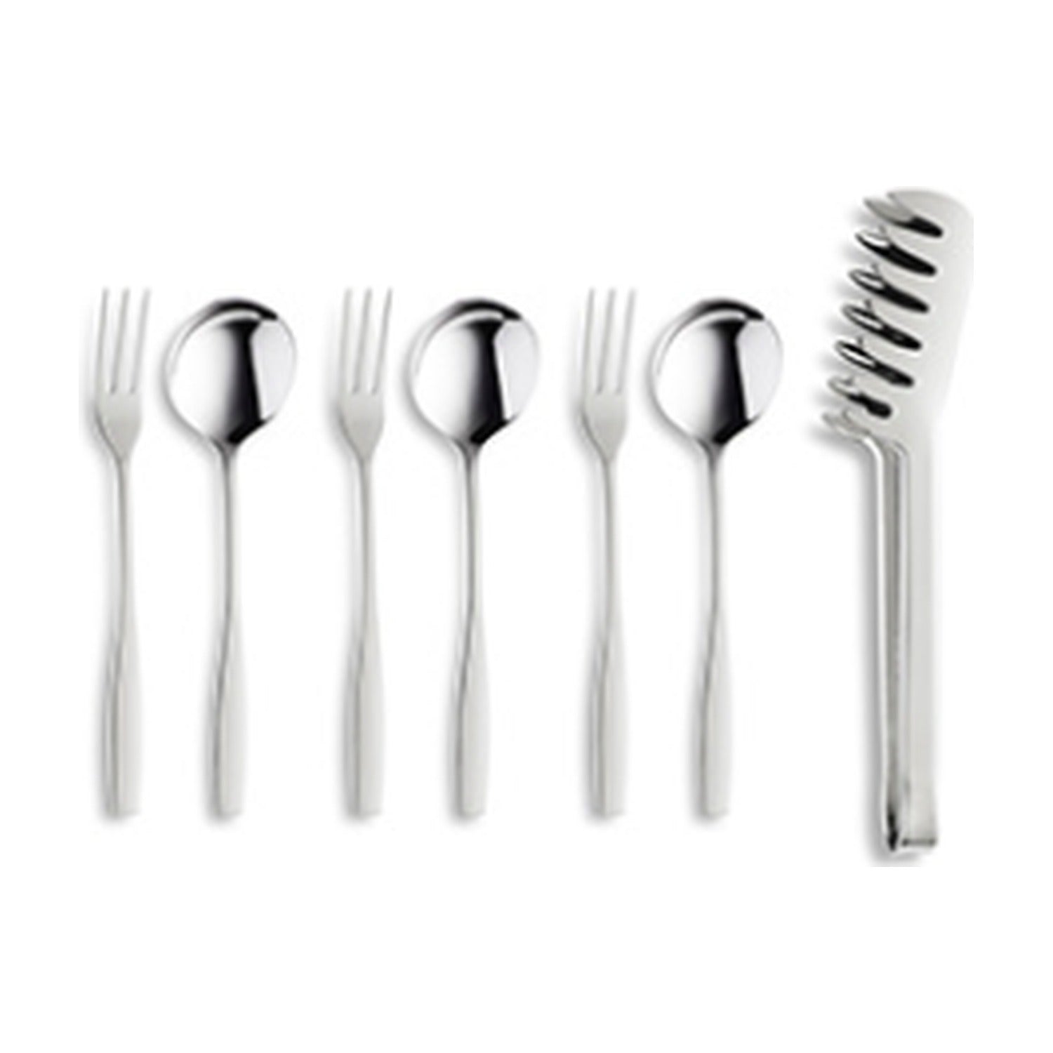 Fontignac Pasta Serveerbestek 7-delig op witte achtergrond