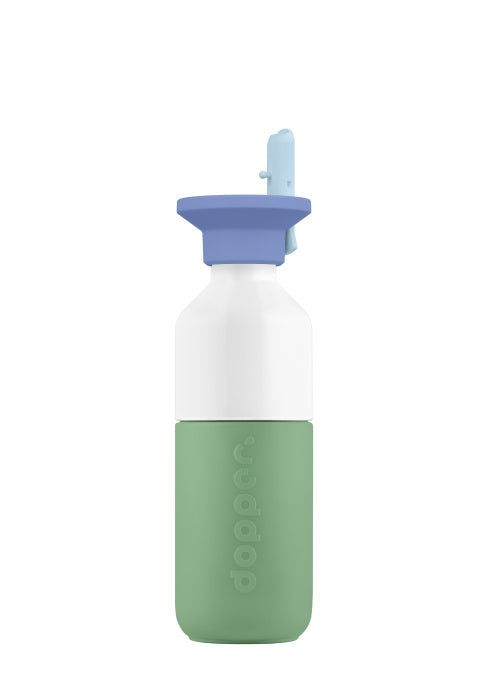 Dopper Steel Fresh Green x Flip Straw - 350 ml