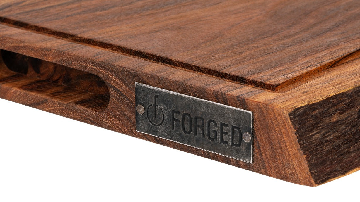 Forged Snijplank met Sapgeul - 55 x 35 cm