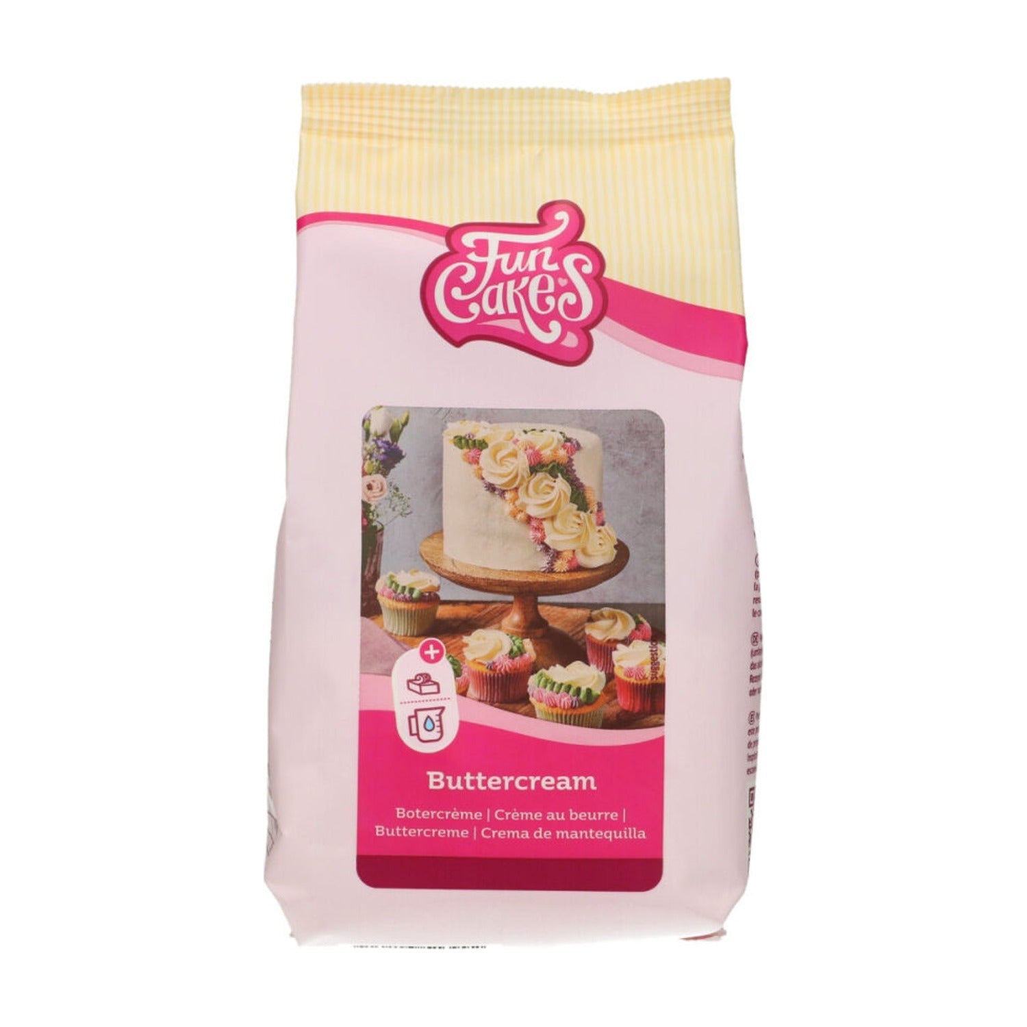 FunCakes Botercrème op witte achtergrond