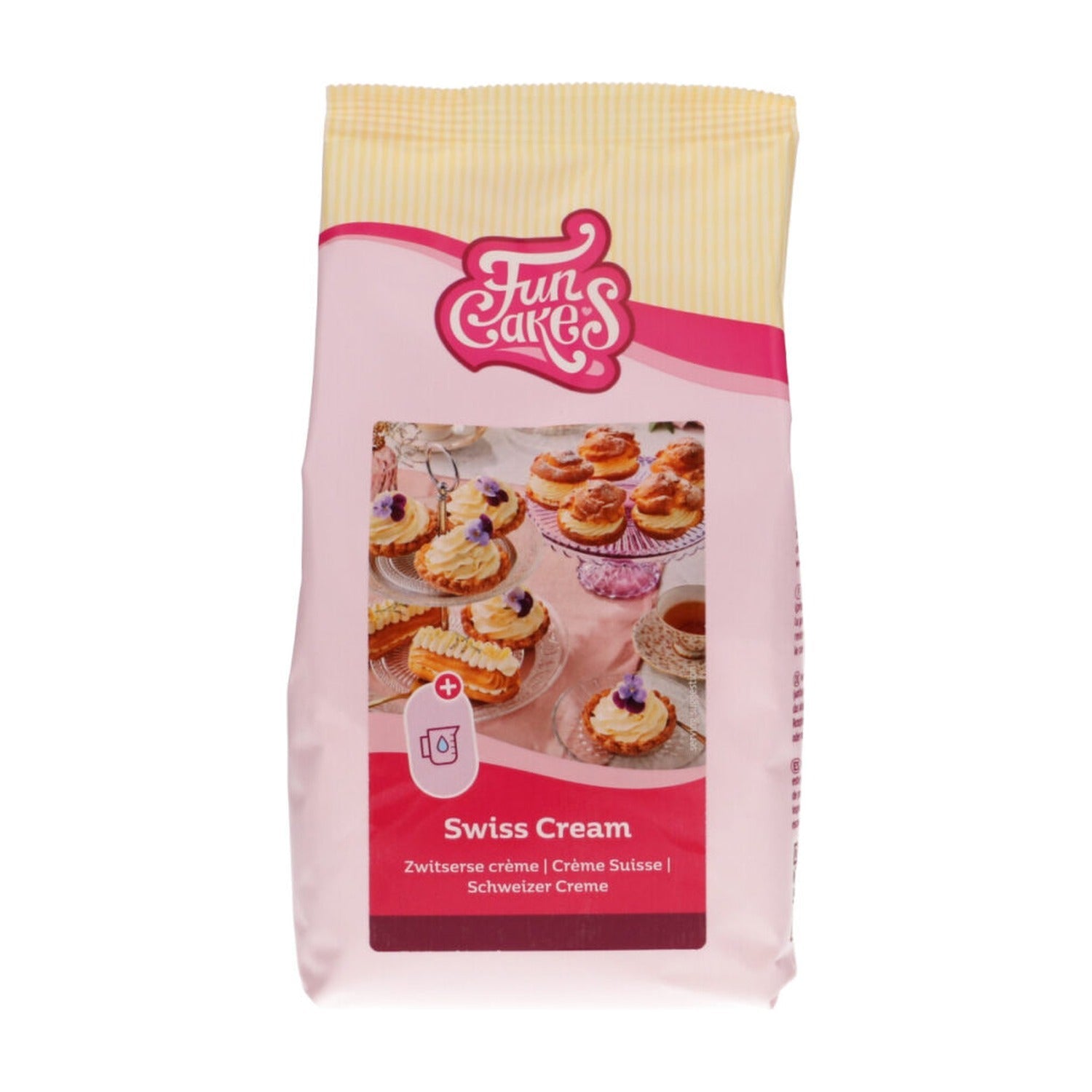 FunCakes Creme Suisse - 500 gram op witte achtergrond