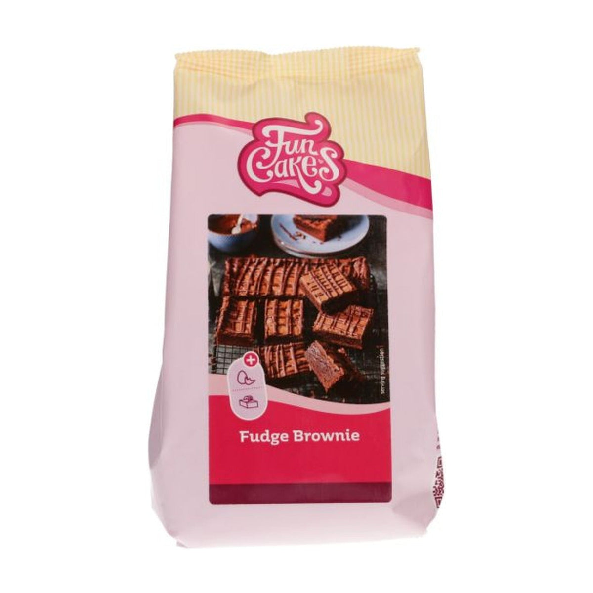 FunCakes Fudge Brownie - 500 gram op witte achtergrond