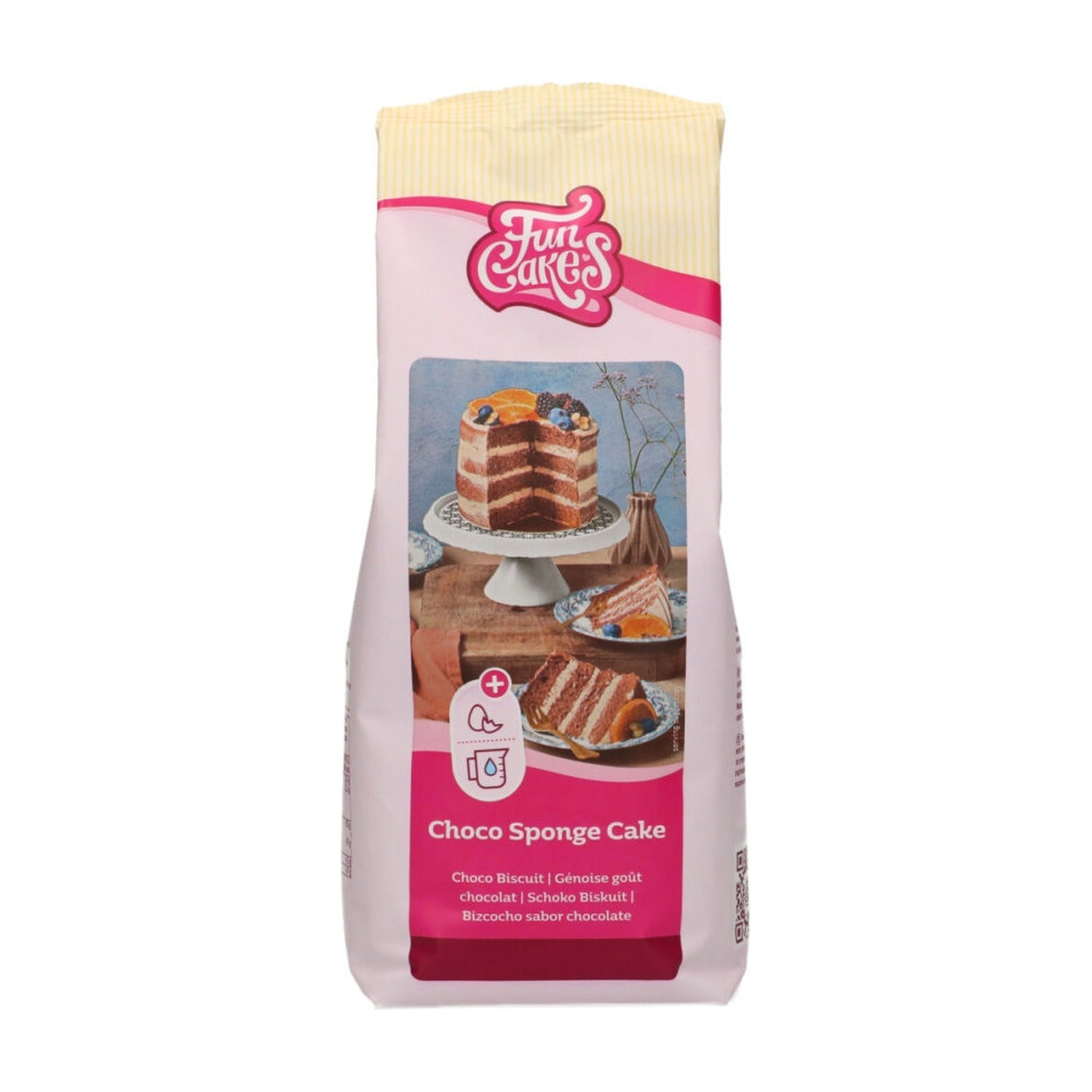 FunCakes Chocolade Biscuit - 1 kilo op witte achtergrond