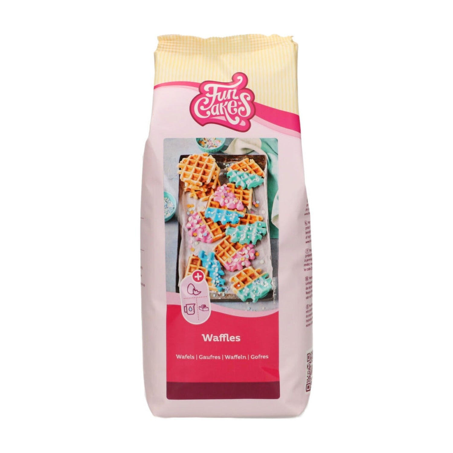 FunCakes Belgische Wafels - 1 kilo op witte achtergrond