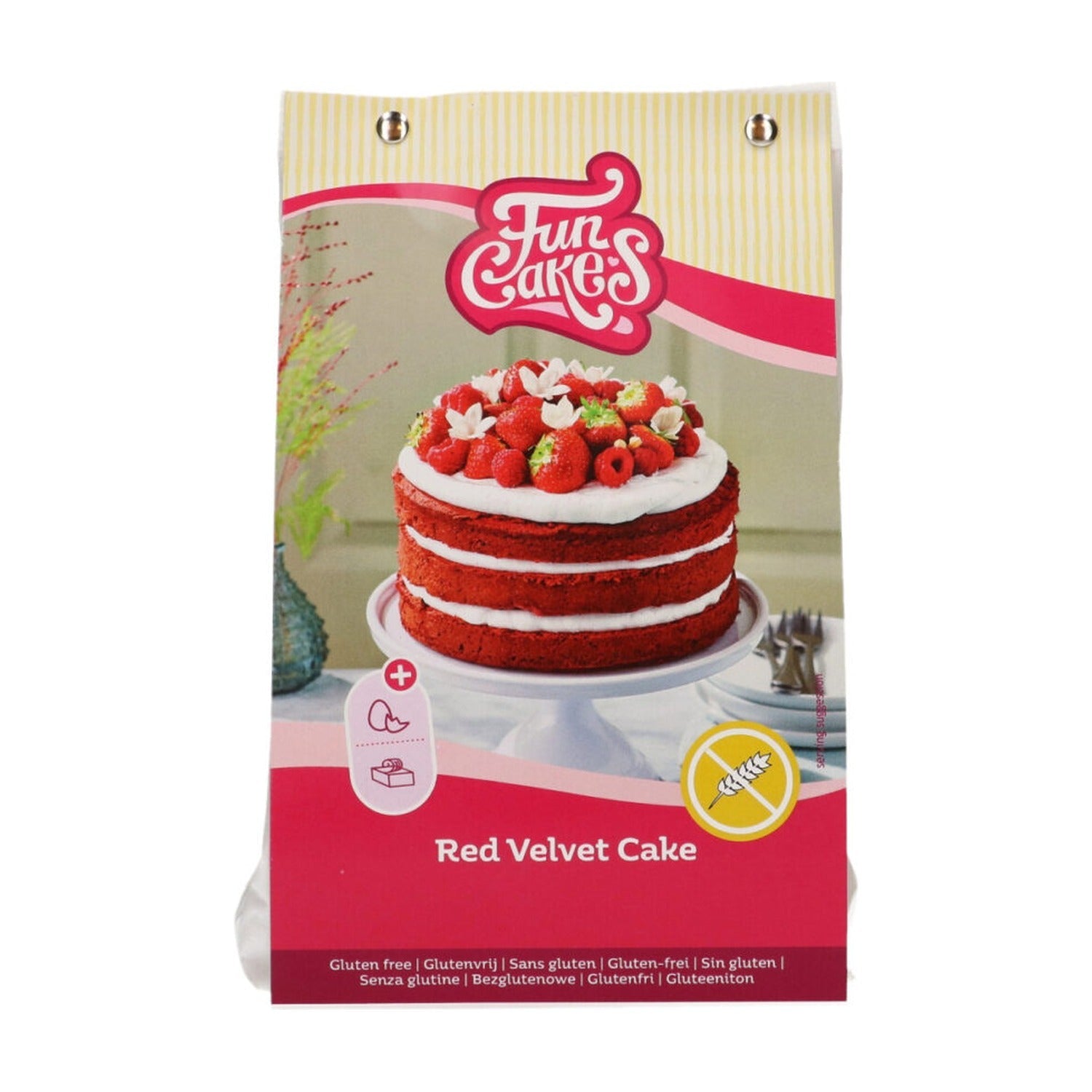 FunCakes Red Velvet Cake - 1 kilo op witte achtergrond
