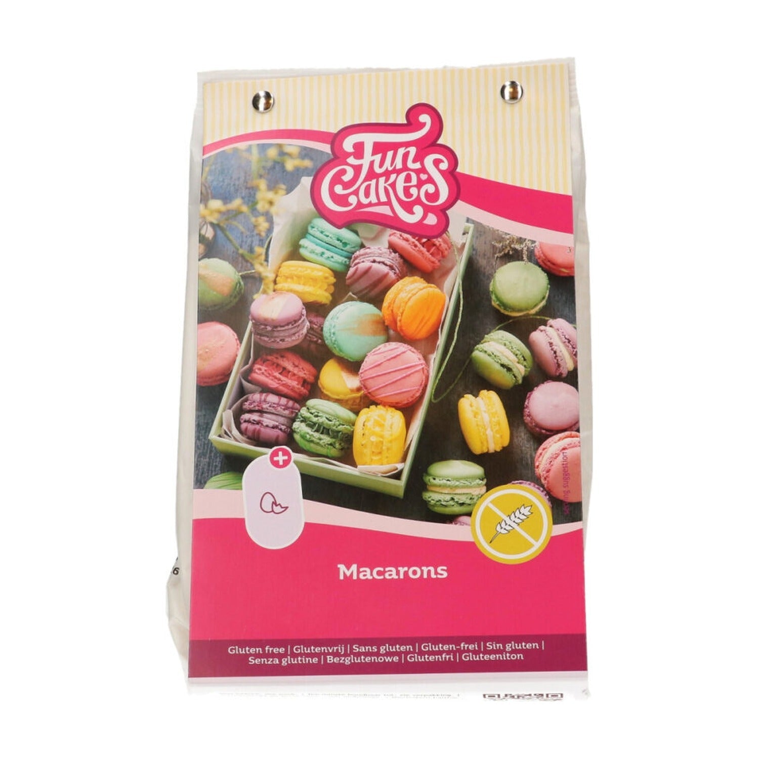 FunCakes Glutenvrije Macarons Mix - 300 gram op witte achtergrond