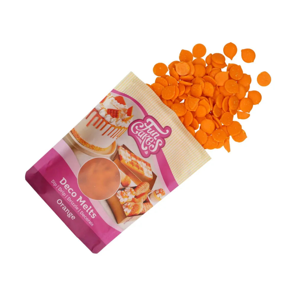 FunCakes Deco Melts Oranje - 250 gram