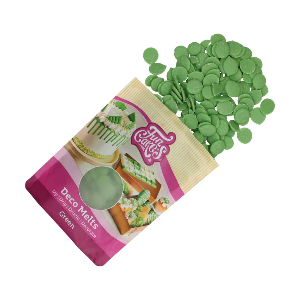 FunCakes Deco Melts Groen - 250 gram