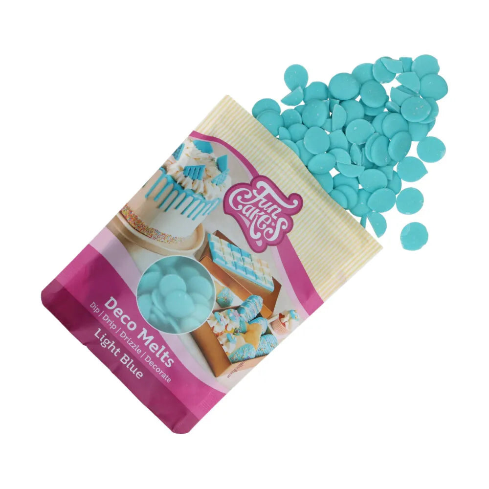 FunCakes Deco Melts Baby Blue - 250 gram