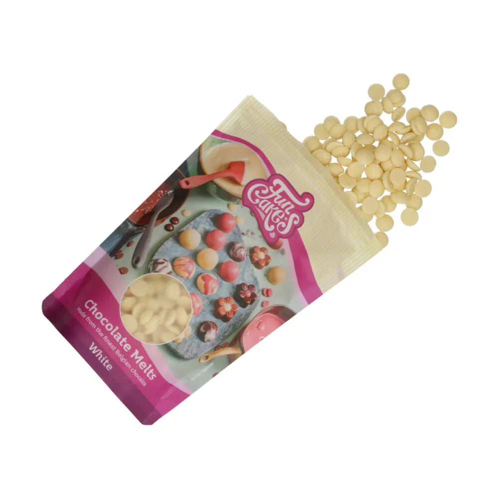 FunCakes Chocolade Melts Wit - 350 gram