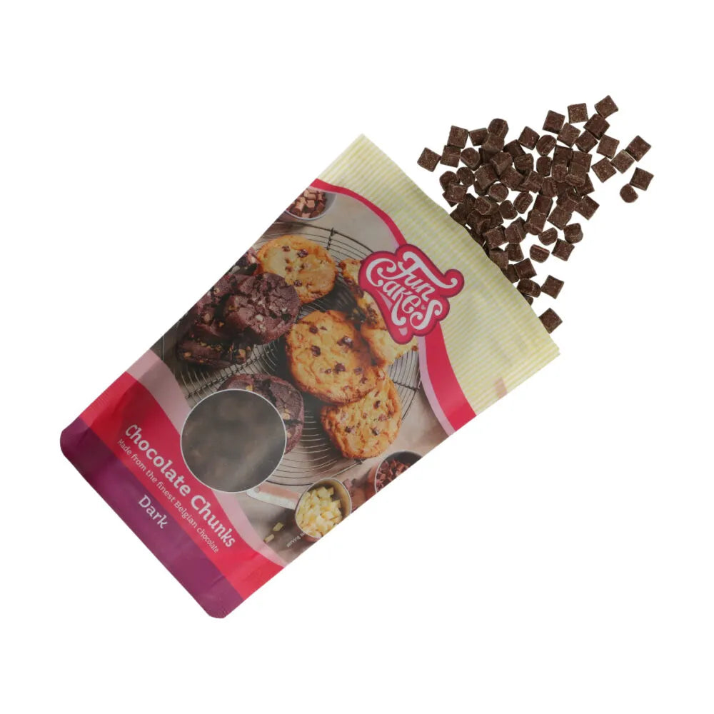 FunCakes Chocolade Chunks Puur - 350 gram
