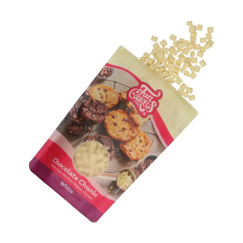 FunCakes Chocolade Chunks Wit - 350 gram