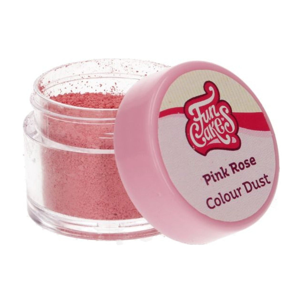 FunCakes Colour Dust Pink Rose op witte achtergrond