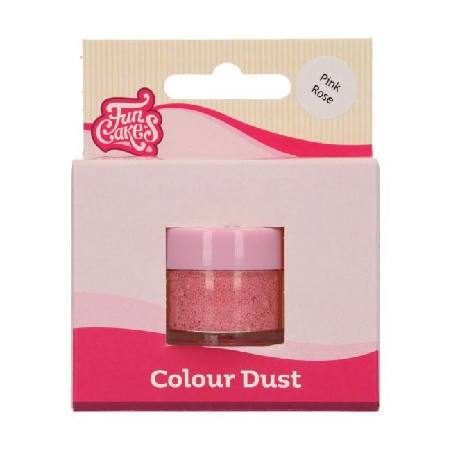 Doos FunCakes Colour Dust Pink Rose met potje roze poeder