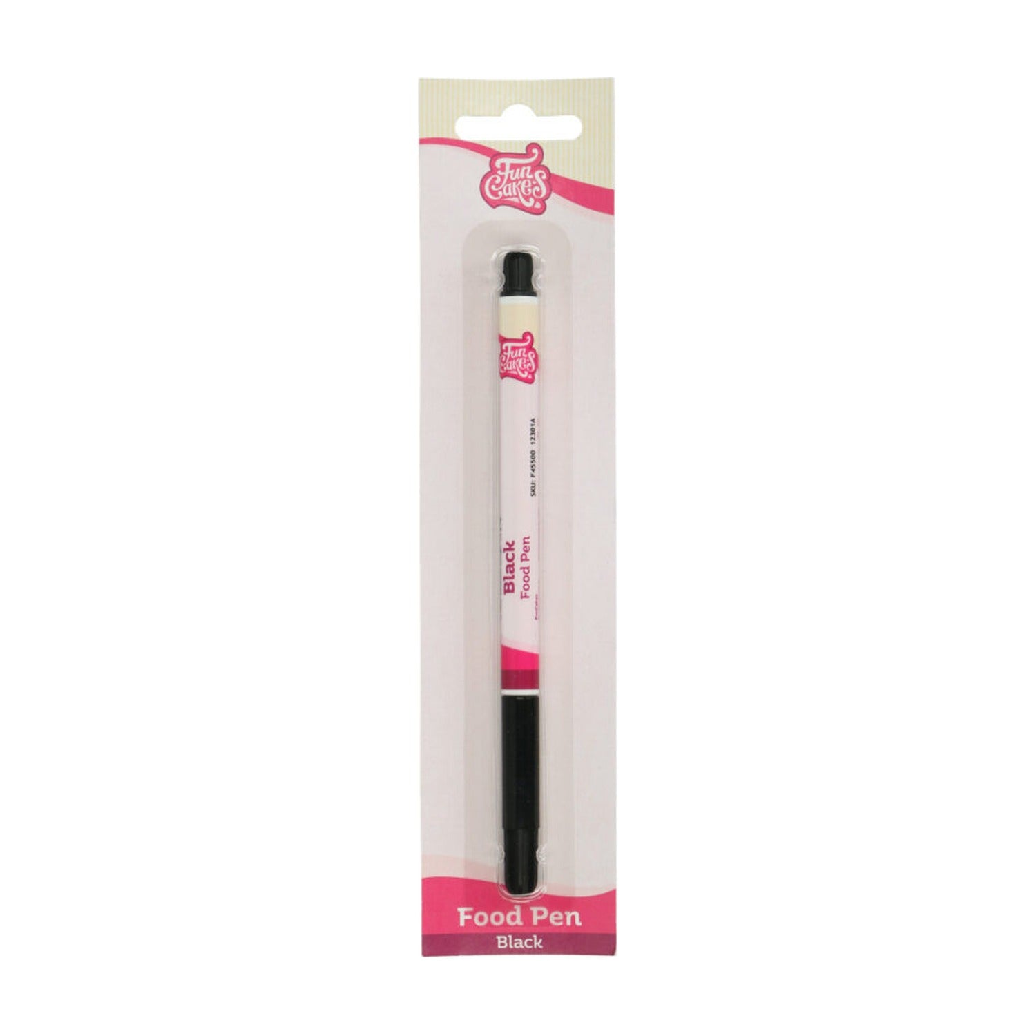 FunCakes Eetbare Stift - Zwart op witte achtergrond