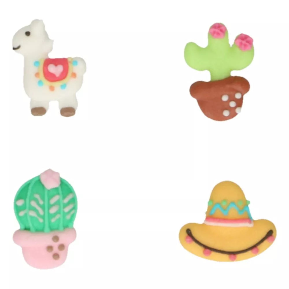 FunCakes Suikerdecoratie Alpaca - 8 stuks