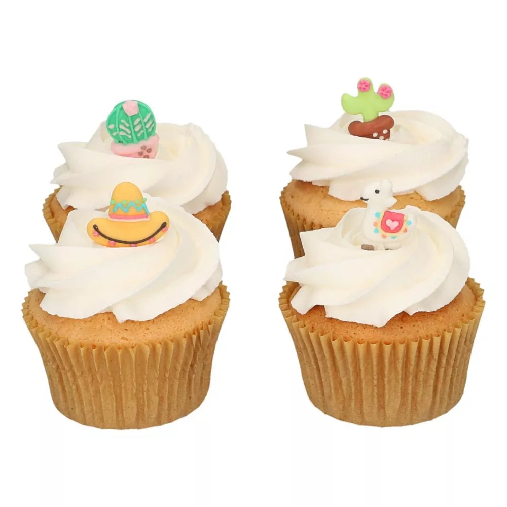 FunCakes Suikerdecoratie Alpaca - 8 stuks