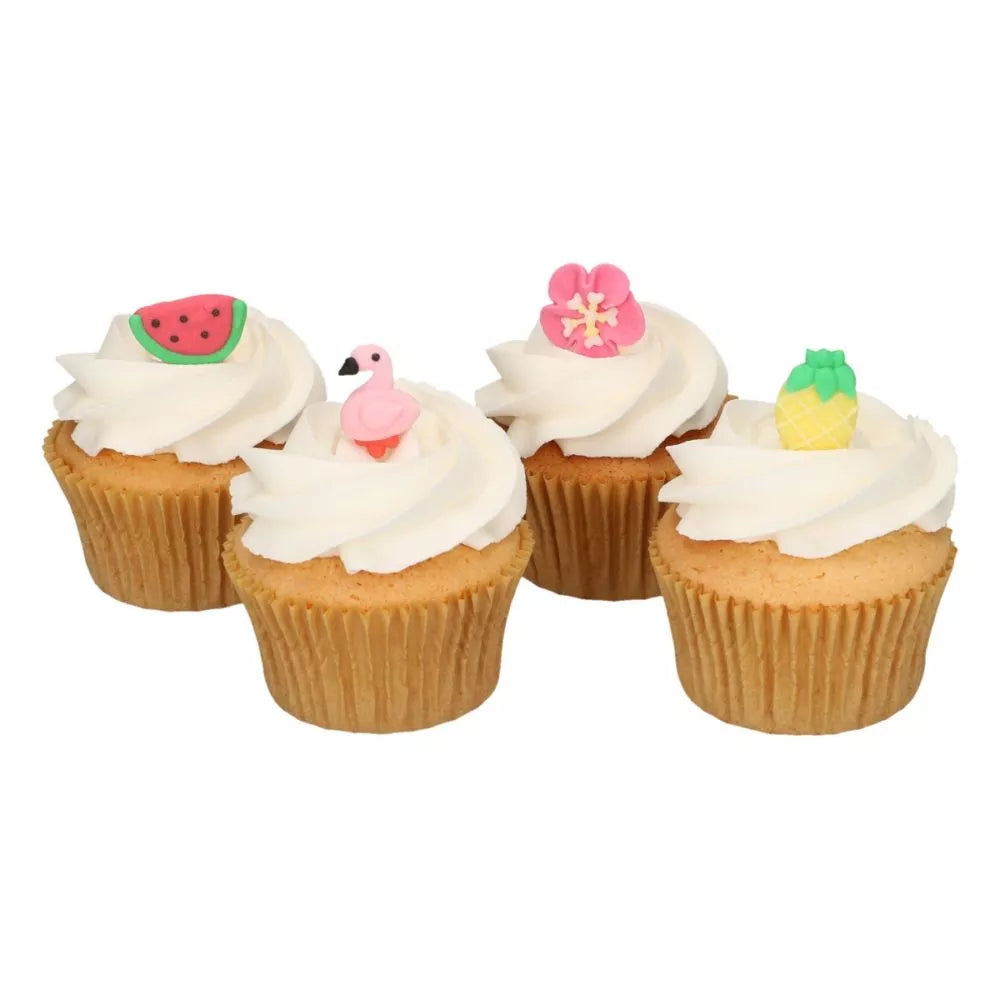 FunCakes Suikerdecoratie Tropical - 8 stuks
