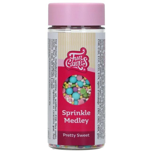Pot Sprinkle Medley Pretty Sweet met pastelkleurige bolletjes en confetti