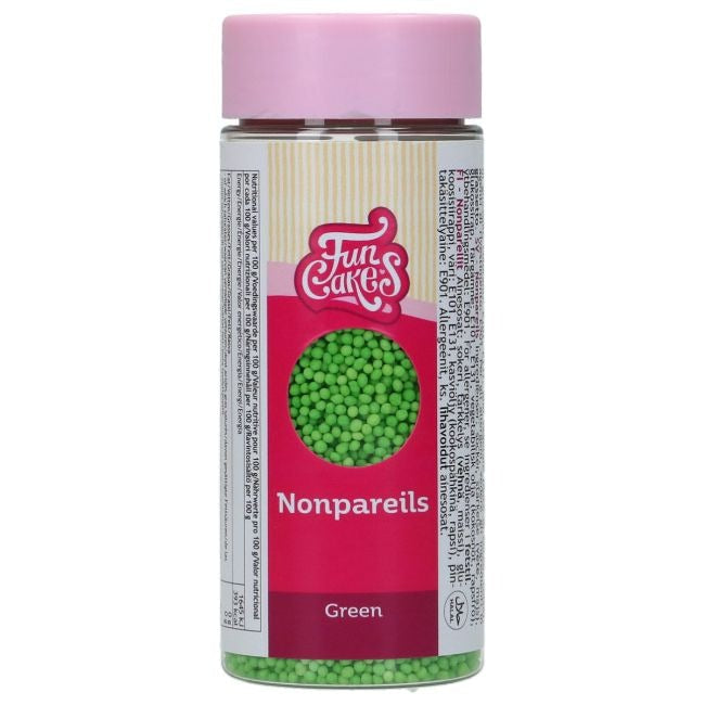 Pot Nonpareils Green met groene muisjes