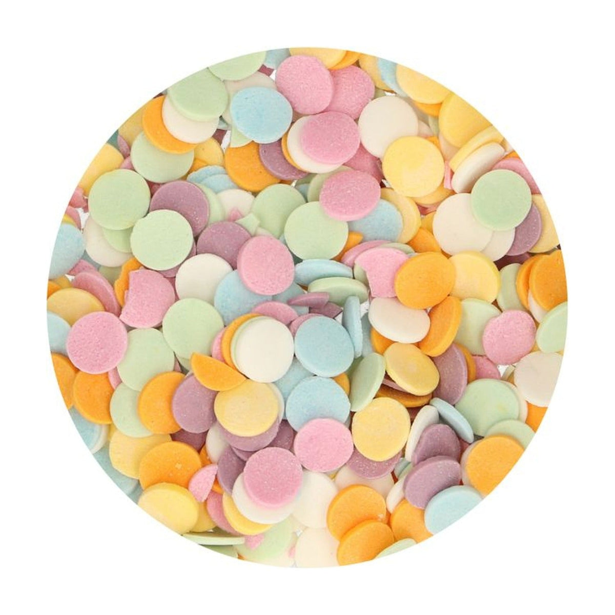 FunCakes Confetti XL Pastel - 55 gram op witte achtergrond