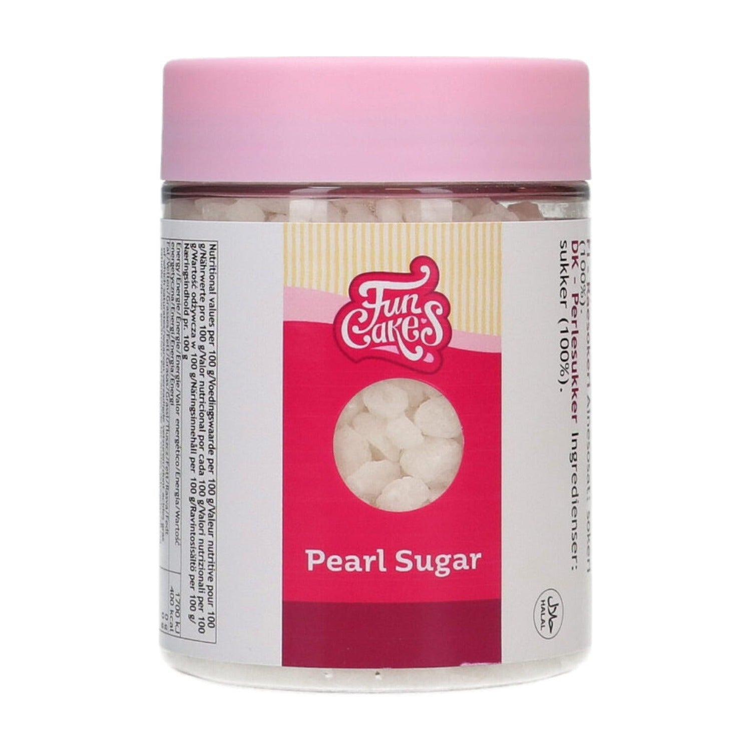 FunCakes Parelsuiker - 200 gram op witte achtergrond