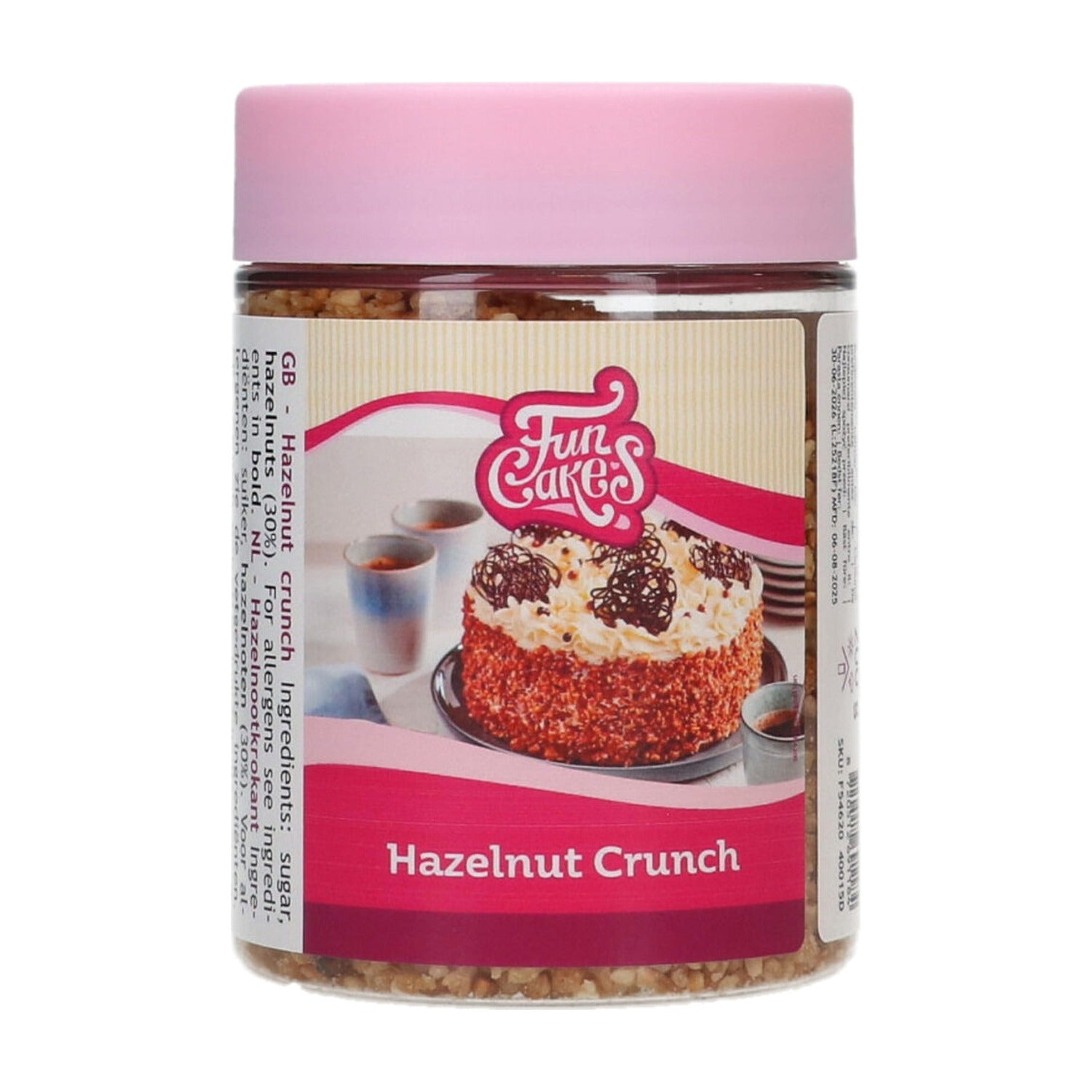 FunCakes Hazelnootkrokant - 200 gram op witte achtergrond