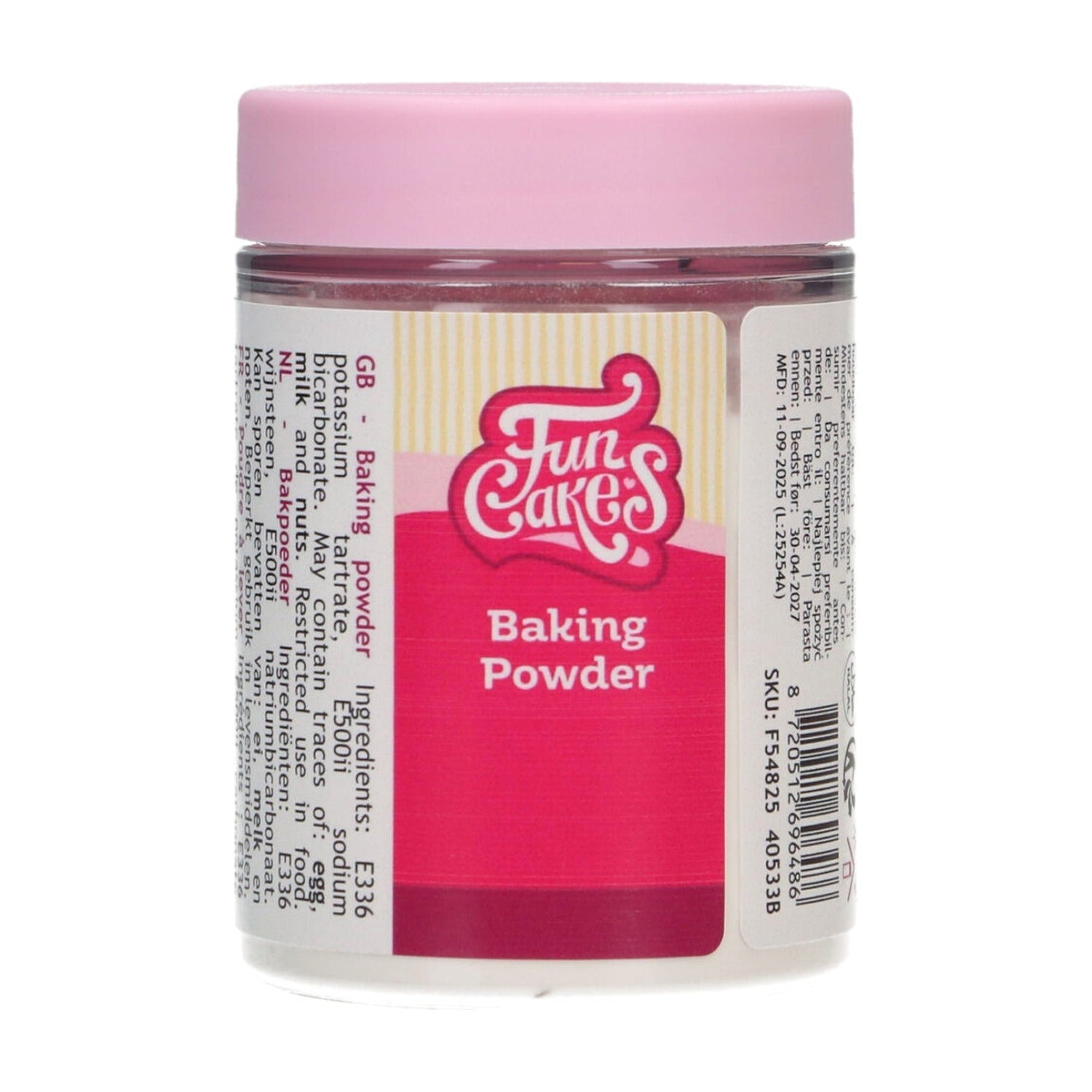 FunCakes Bakpoeder - 80 gram op witte achtergrond