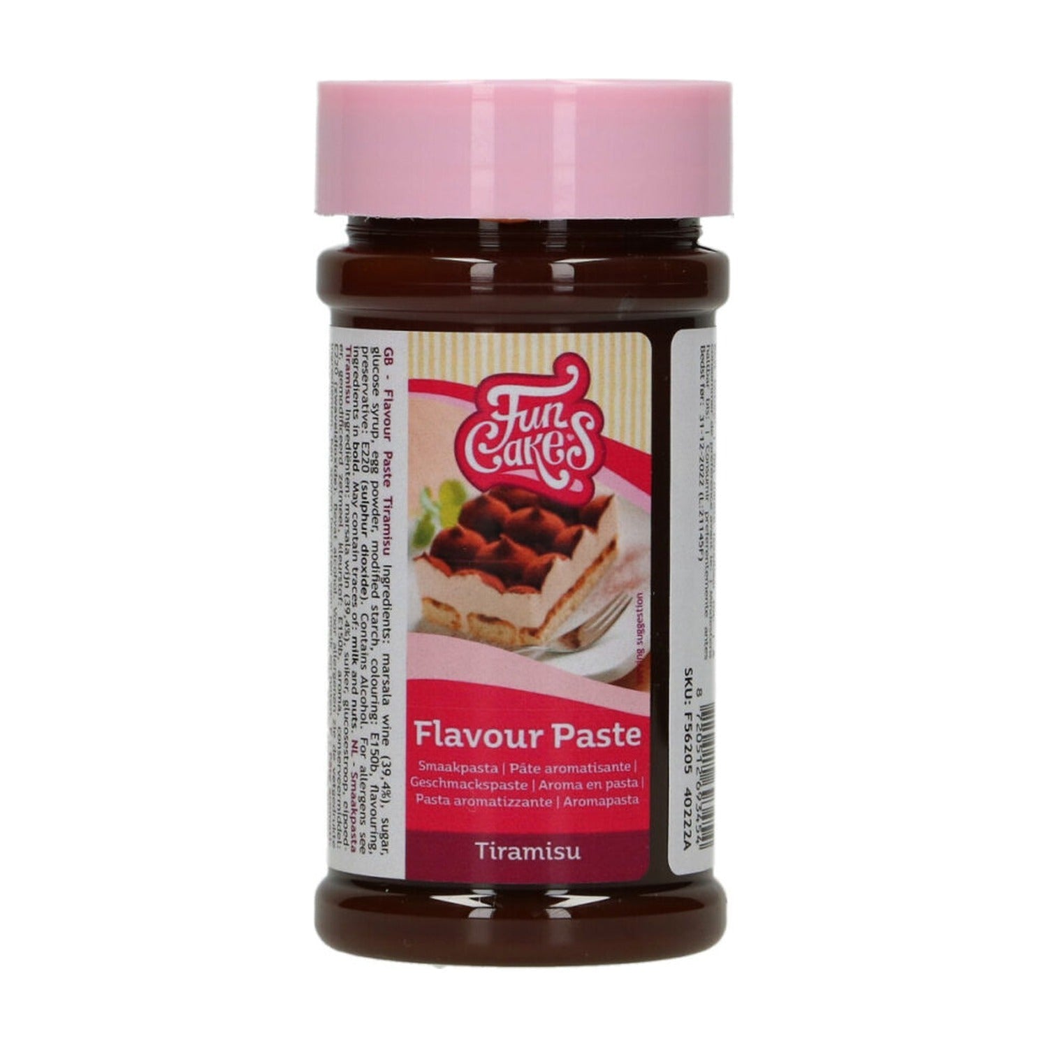 FunCakes Smaakpasta Tiramisu - 100 gram op witte achtergrond