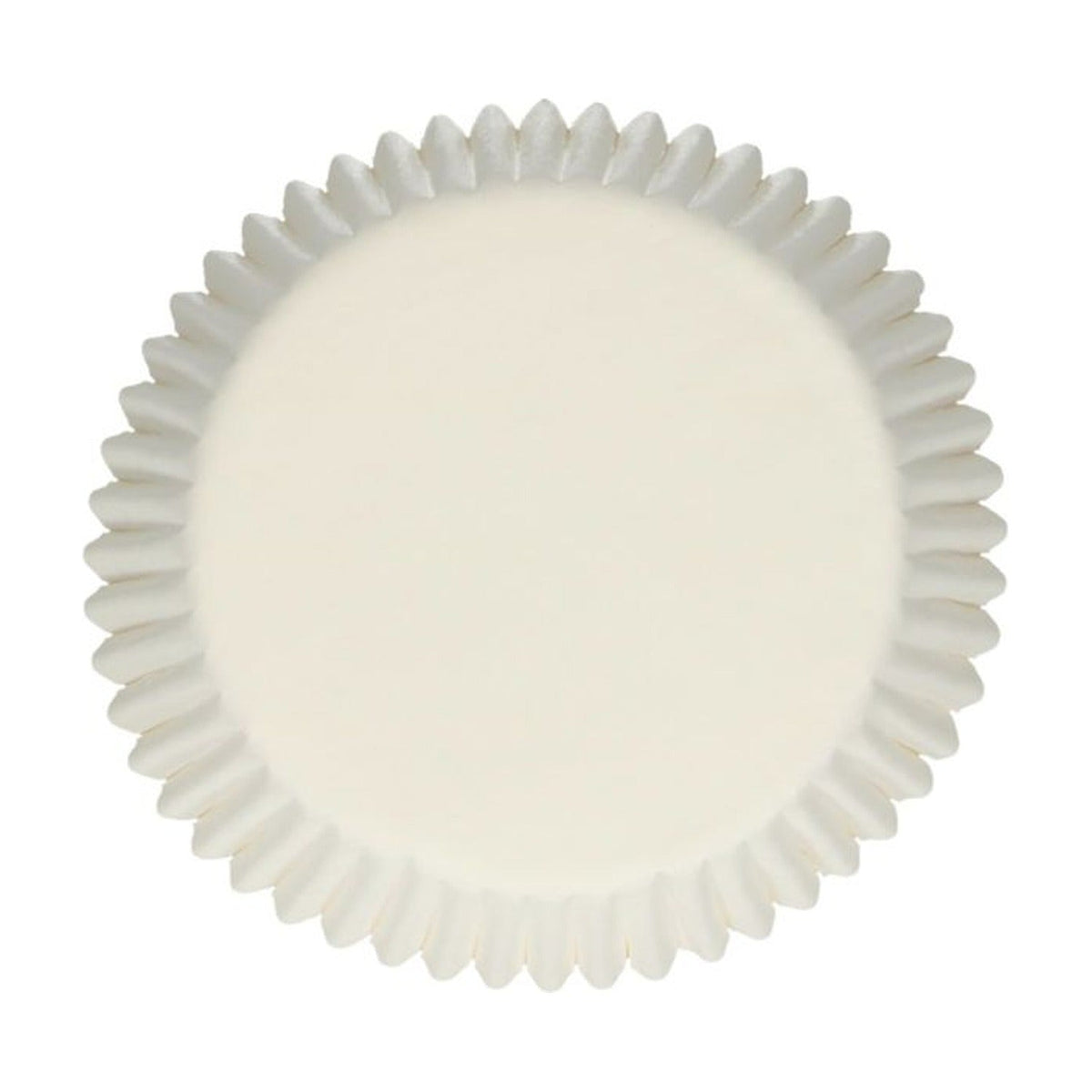 FunCakes Baking Cups White - 48 stuks op witte achtergrond