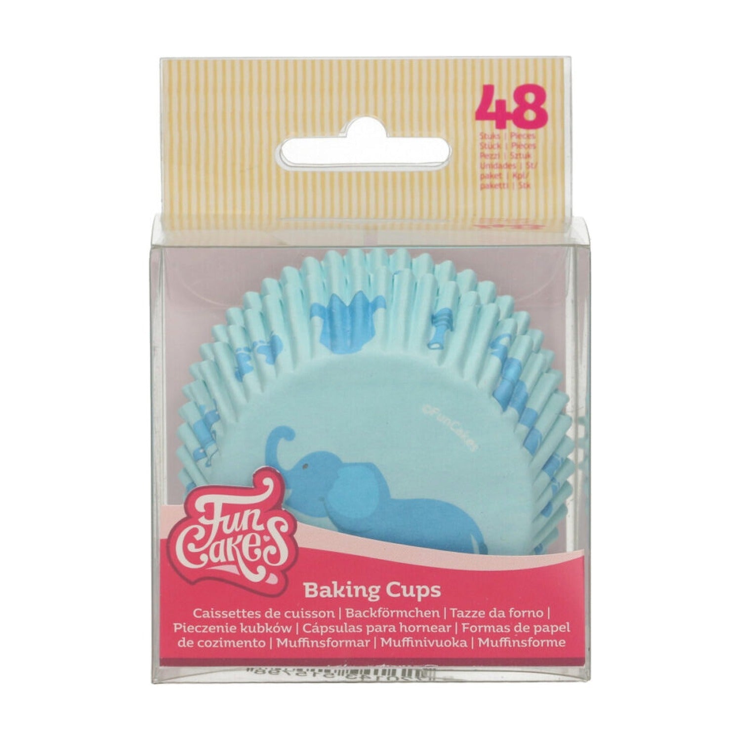 FunCakes Baking Cups Baby Boy - 48 stuks op witte achtergrond