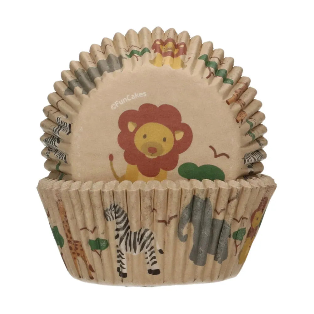 FunCakes Baking Cups Safari - 48 stuks