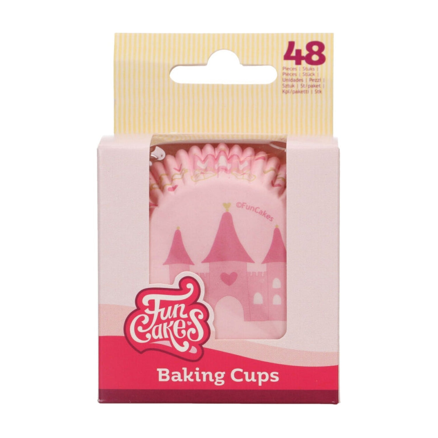 FunCakes Baking Cups Princess - 48 stuks op witte achtergrond