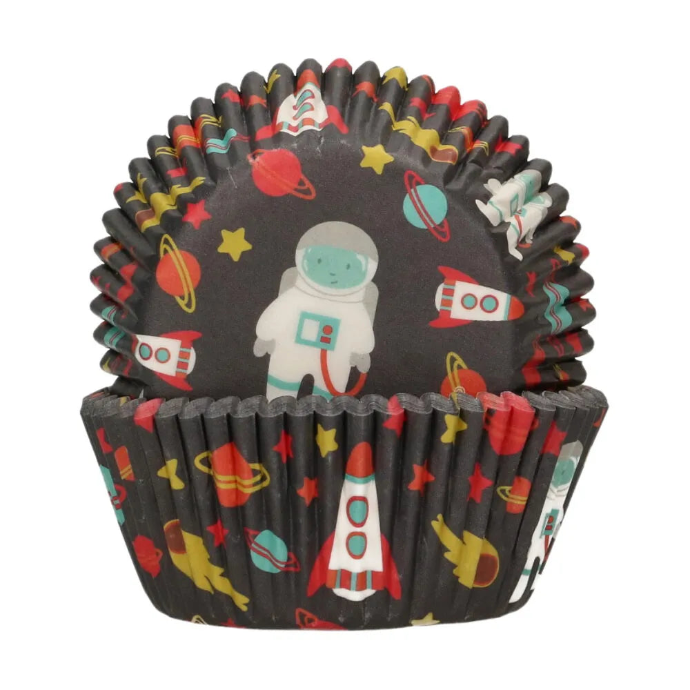 FunCakes Baking Cups Space - 48 stuks