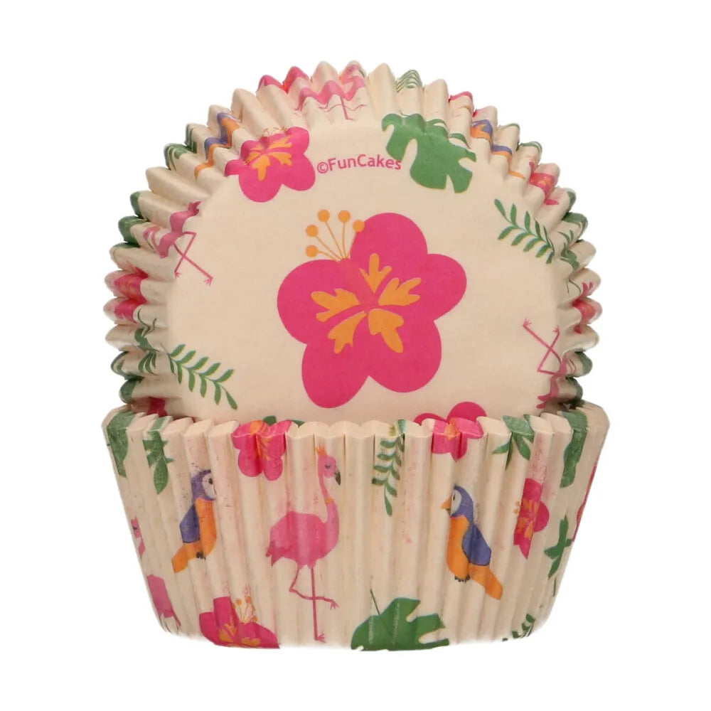 FunCakes Baking Cups Tropical - 48 stuks